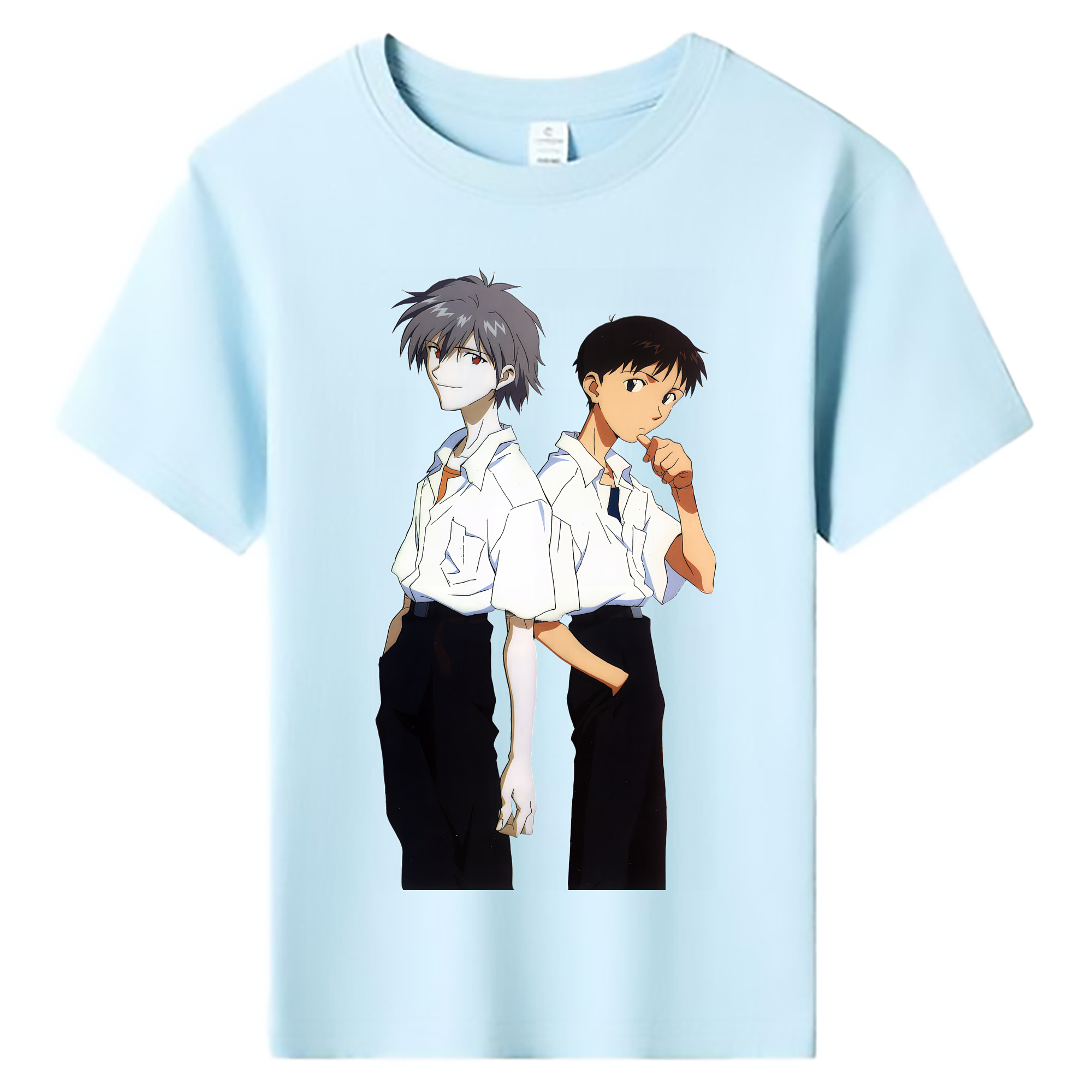 （画像用） EVA 新世紀エヴァンゲリオン 綿100％キッズTシャツ（フロントプリント）